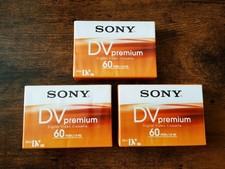 3 Cassettes Mini DV Premium