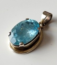 Pendentif en Aigue-marine et