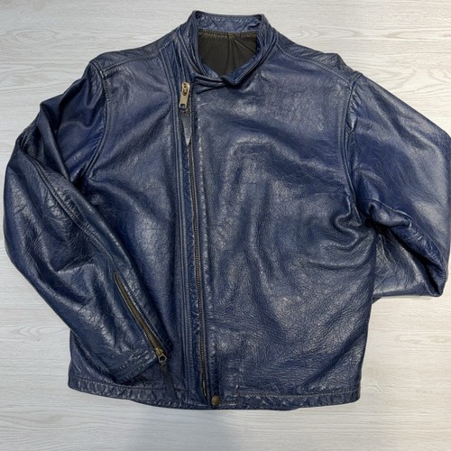 Langlitz blue leather jacket - leather,