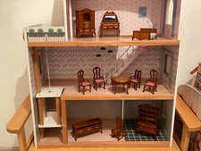 MEUBLES DE MAISON DE POUPÉES 11 Meubles miniatures BOIS Salon Chambre SàManger