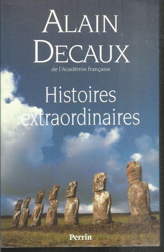 Histoires extraordinaires - histoires,