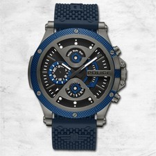 Police Silicone Montre Hommes