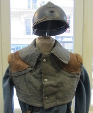 Gilet de mitrailleur bleu horizon Vickers armée française 1915