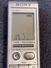 Sony ICD-B300 Handheld Digital Voice Recorder-WORKING With Manual!!!!!!