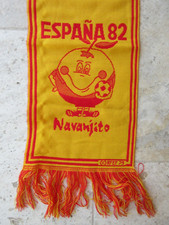 écharpe NARANJITO ESPANA 82 COUPE DU MONDE vintage scarf bufanda Courtelle