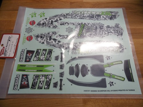 Kyosho sxd101 decal - sxd101, scorpion