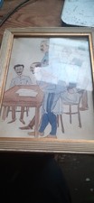 cadre et dessins de militaires