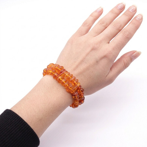 Bracelet ancien cognac - , ambre