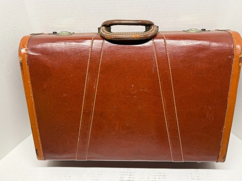 Masterbilt leather suitcase - masterbilt,