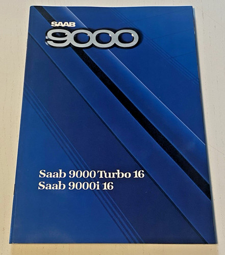 Brochure vente saab 9000 - brochure,