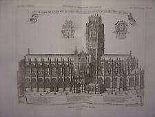 Belle et grande gravure