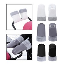 2x gants de poussette antigel