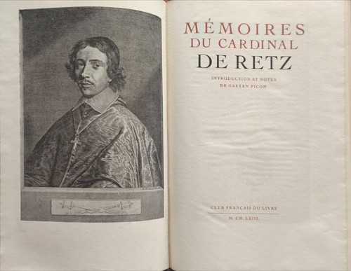 Mémoires cardinal retz - du,