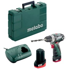 Perceuse-visseuse sans fil Metabo PowerMaxx BS Li-Ion 10.8 V 2.0 Ah + 2