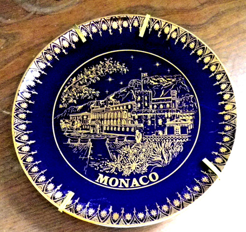Assiette monaco porcelaine - assiette,