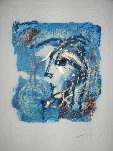 Lithographie originale jean - lithographie, de