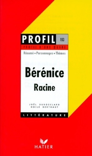 Bérénice jean racine - -,