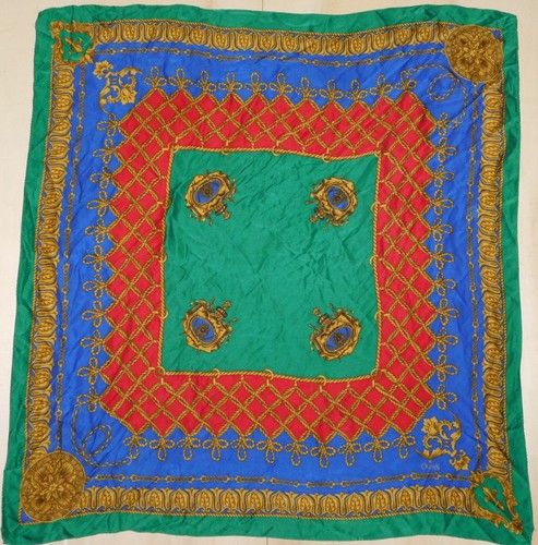 Foulard vintage soie - vintage, en