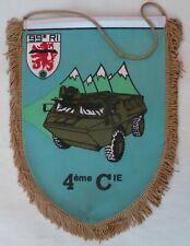 Fanion AUTHENTIQUE 99° RI 4° Compagnie Régiment Infanterie VAB imprimé VINTAGE 