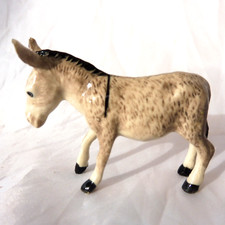 KLIMA K309 Miniature statuette en porcelaine - L' ANE GRIS DONKEY