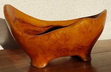 Coupe à fruits en bois d'olivier fabrication artisanale