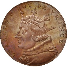 France, Medal, Charles V