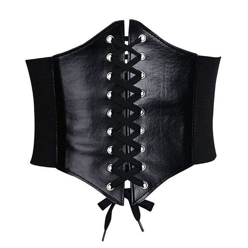 Ceinture corset cuir à - corset,