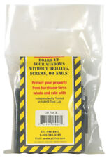 PLYLOX Windstorm 1/2" Carbon Steel Window Clips 20 pack hurricane clips 