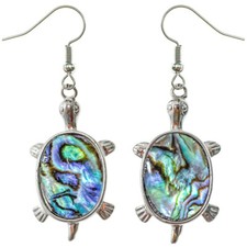 Boucles d'oreilles tortue en