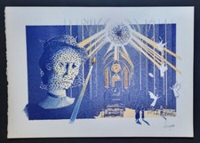 BREL SCIORA litho LES BIGOTES