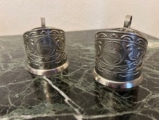 2 portes-verre soviétiques