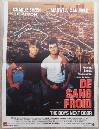 Sang froid affiche - sang,