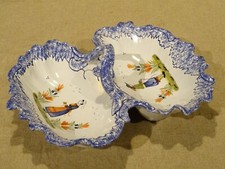 Plat présentoir mendiant faïence Henriot Quimper décor breton bretonne
