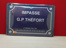 Grande plaque rue - grande,