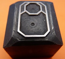 Ancienne matrice /poinçon outil (A1906) 174g Gabarit de découpe de médaille