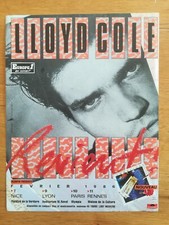 Photo de magazine années 80 - LLoyd cole - promotion concerts
