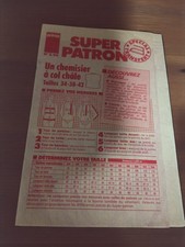 Rare patron de couture vintage ancien, collection rétro, marque Ancienne, origin