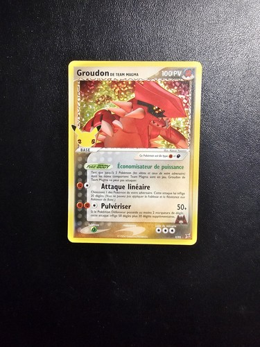 Carte pokémon groudon - pokémon, team