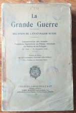 LA GRANDE GUERRE RELATION DE L’ETAT-MAJOR RUSSE GUERRE 1914-18 WW1