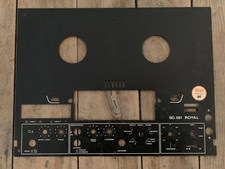 UHER SG 561 Royal : plaque sérigraphiée