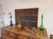 Casier typographique ancien Radiguer – meuble d’atelier authentique