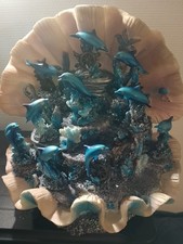 Grande Déco Coquillage Avec Dauphins