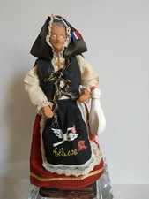 Santon Alsacienne et oie - Yolande France