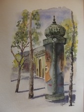 Aquarelle originale signée