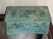 Boite en tole Biscuit Olibet Exposition Universelle 1900 , Art Déco Art nouveau