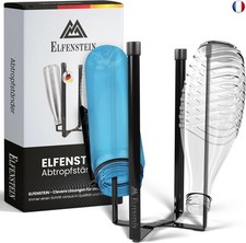 Elfenstein Égouttoir à bouteilles - Porte-bouteilles pour égoutter - En métal - 