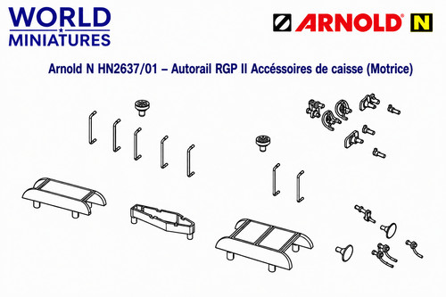 Arnold hn2637 autorail - arnold, n hn2637/01