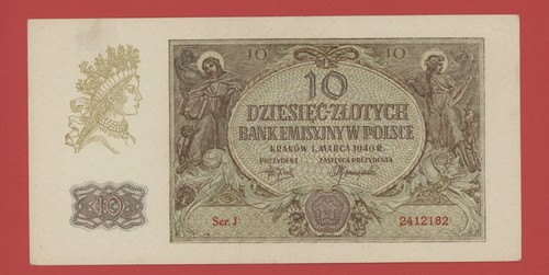 Pologne zlotych 1940 pick - pologne, 10
