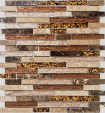 Mosaïque De Verre En Marbre