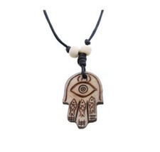 Collier pendentif  Fil Réglable Main de Fatma ou Fatima  Fait main # a70